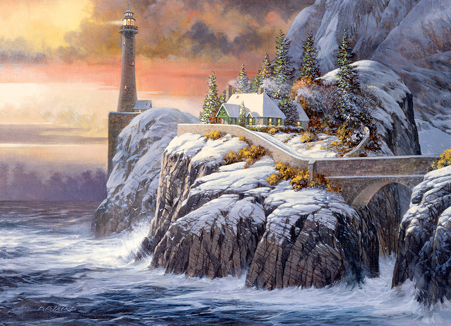 Winter Lighthouse