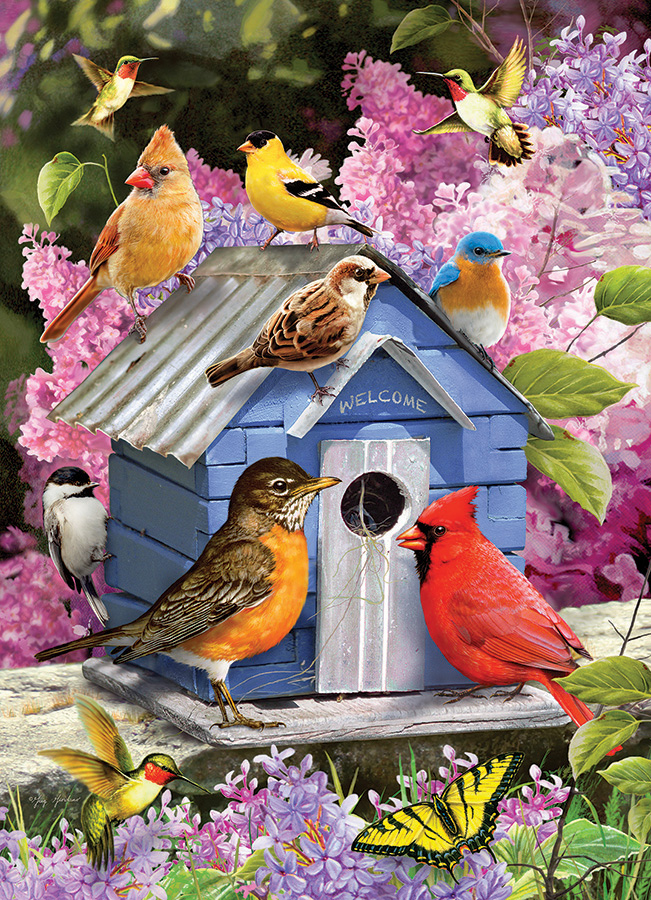 Spring Bird House