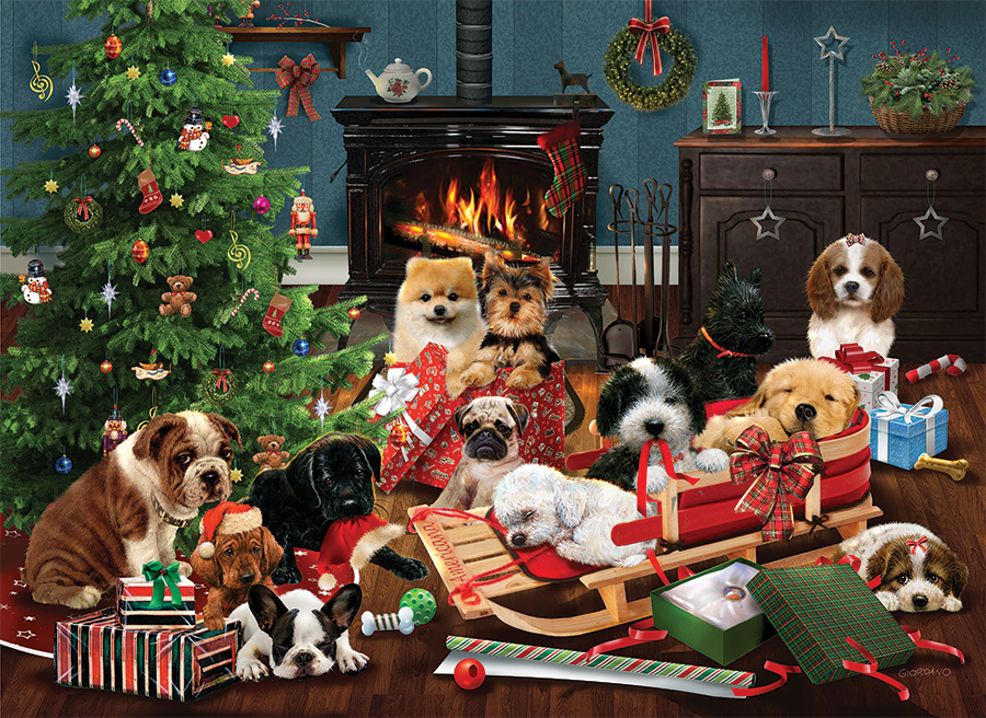 Christmas Puppies